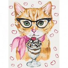 Картина за номерами Морозиво вишневе 30х40 см (KHO4060)