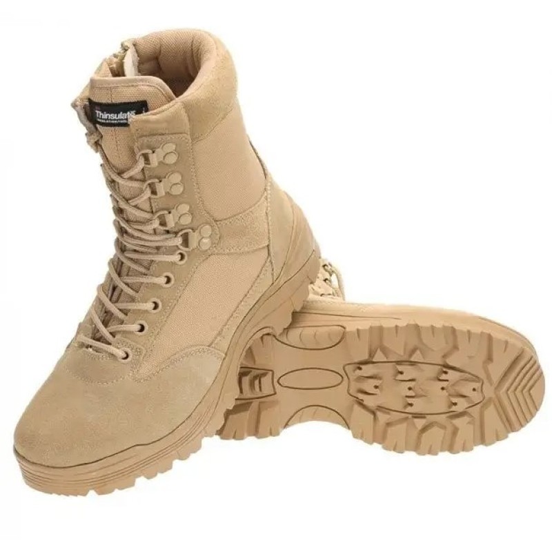 Тактичні черевики Mil-Tec Side zip boots 12822104 46 Койот (1826882861)