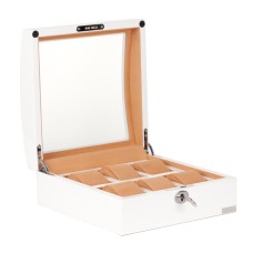 Скринька для зберігання годинників Salvadore WB/3035/6WH 230х95х230 мм Біло-коричневий