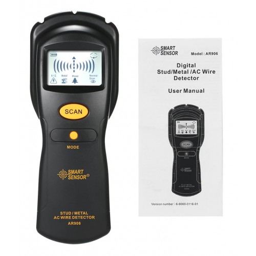 Металошукач ручний Smart Sensor AR906 Black (3_01753) Металошукач ручний Smart Sensor AR906 Black (3_01753)