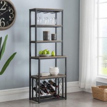 Стелаж винний GoodsMetall у стилі Лофт 1800х600х400 СТЖ1176