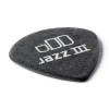 Медіатори Dunlop 482P1.0 Tortex Pitch Black Jazz III Player's Pack 1.0 mm (12 шт.)