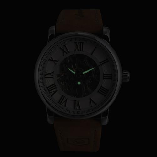 Наручний годинник Forsining Vintage Pro Сріблястий (3275) Наручний годинник Forsining Vintage Pro Сріблястий (3275)