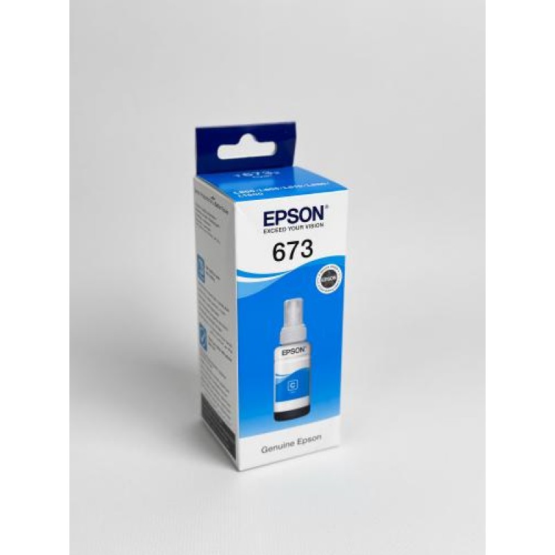 Контейнер з чорнилом EPSON 673 L800/1800 70 мл Cyan (C13T67324A) (10903)