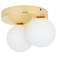 Стельовий світильник TK Lighting Bianca 24x19x15 см Золотисто-білий (TK4696)