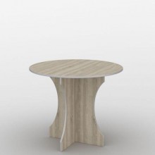 Стіл круглий для переговорів Тиса Мебель СМ-36 Сонома 750x900x900 мм