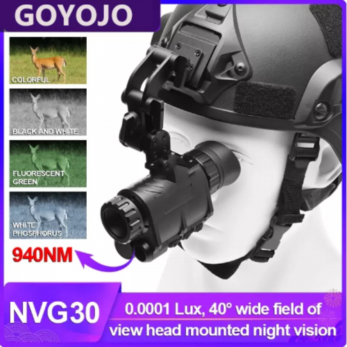 Монокуляр нічного бачення з шоломом та кріплення Binock NVG30 Wi-Fi 940nm Чорний (2191877106) Монокуляр нічного бачення з шоломом та кріплення Binock NVG30 Wi-Fi 940nm Чорний (2191877106)