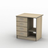 Тумба офісна Тиса Мебель ТП-3 500 Бук 75x50.1x70 см