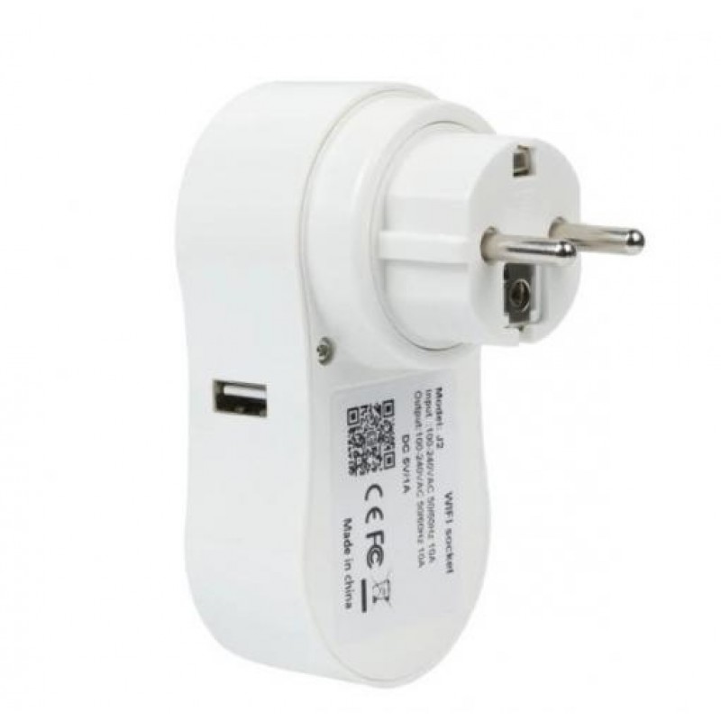 Розетка RIAS Socket Wi-Fi USB White (3sm_835226777)