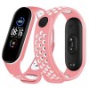 Ремінець Double Color Strap для Xiaomi Mi Band 5/6 Pink-White