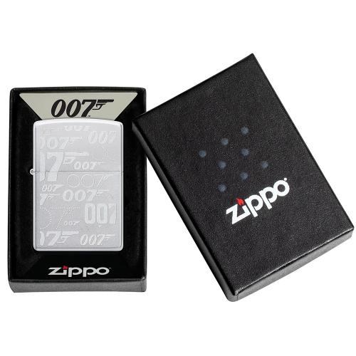 Запальничка бензинова Zippo James Bond Сріблястий (48735) Запальничка бензинова Zippo James Bond Сріблястий (48735)