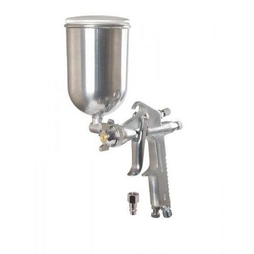 Краскопульт MASTERTOOL HP MINI ВБ 200 мл алюміній поворотний Ø0.5 мм 60-90 л/хв 2.5-4.0 бар факел регульований 80-8936