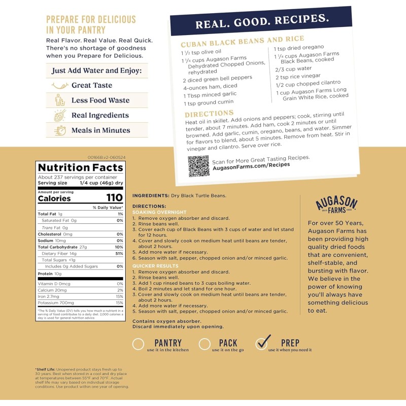 Рис білий довгозернистий з великим терміном придатності до 30 років Augason farms, 242 порції