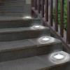 Вуличний світильник садовий на сонячній батареї Solar Disk Lights 5050 Сірий (210096)