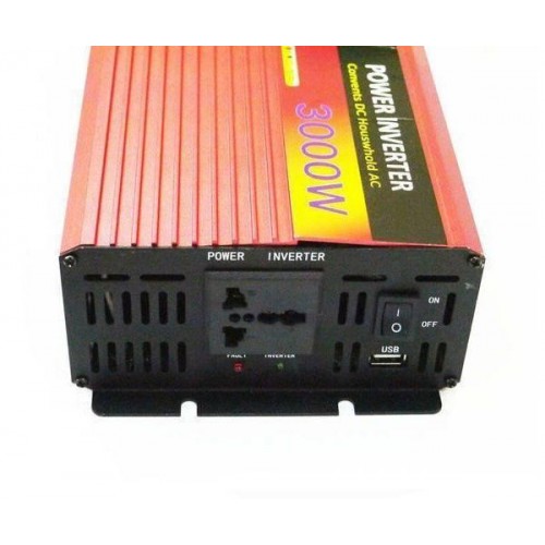 Портативний автомобільний інвертор перетворювач 12V-220V XPRO STRUM12 AR 3000W