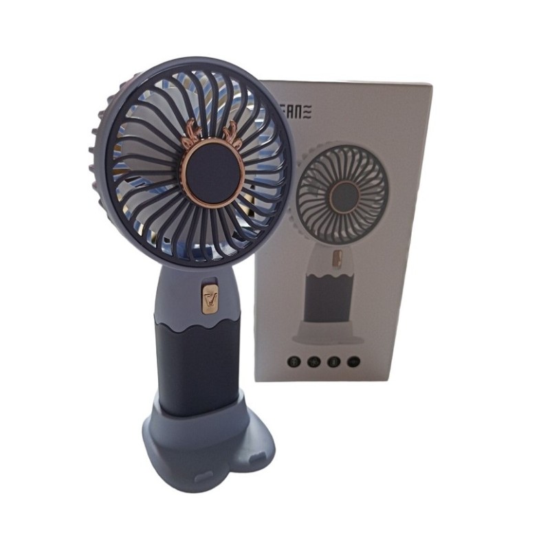 Вентилятор ручний акумуляторний Mini Fan ZB088C USB Фіолетово-бузковий