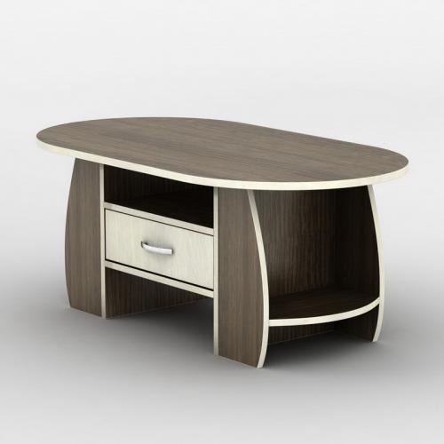 Журнальний столик Тиса Мебель Фаворит Венге Дуб молочний 50x60x100 см Журнальний столик Тиса Мебель Фаворит Венге Дуб молочний 50x60x100 см