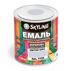 Емаль для підлоги SkyLine RAL 7035 Світло-сірий 0.75 л