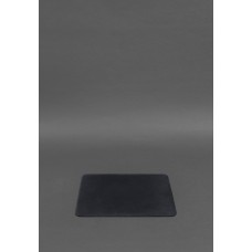 Килимок для мишки з натуральної шкіри 1.0 синій Crazy Horse BlankNote