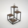 Підставка для квітів GoodsMetall у стилі Лофт 850х650х650 СТЖ207