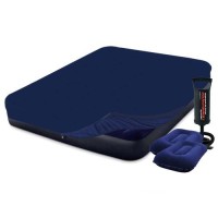 Надувний матрац Intex 64759-3, 152 х 203 х 25 см, з насосом, наматрацом (чохлом), двома подушками. Двомісний