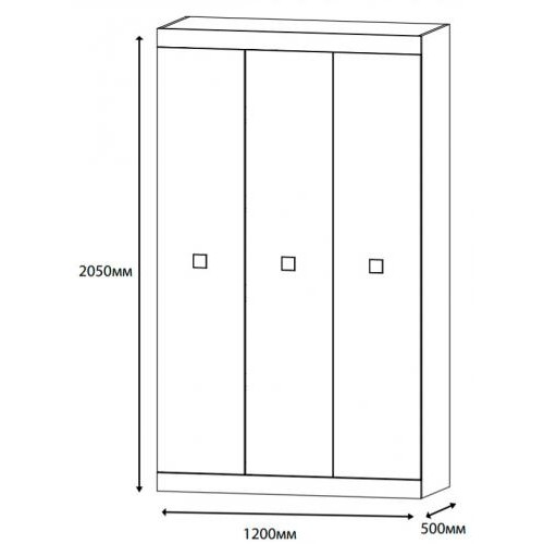 Шафа для речей 1200 Соната Еверест Сонома з білим (412321) Шафа для речей 1200 Соната Еверест Сонома з білим (412321)