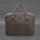 Шкіряна сумка для ноутбука і документів темно-бежева BlankNote
