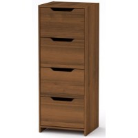 Комод С Компанит Горіх екко (48х42х123,2 см) Комод С Компанит Горіх екко (48х42х123,2 см)