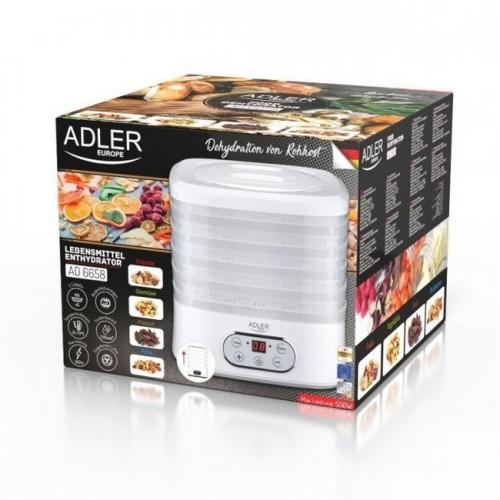 Електросушарка для овочів фруктів грибів Adler AD 6658 White Електросушарка для овочів фруктів грибів Adler AD 6658 White