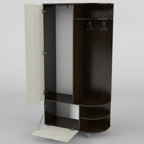 Передпокій Тиса Мебель-10 Венге Молочний 204.5x35x120 см Передпокій Тиса Мебель-10 Венге Молочний 204.5x35x120 см