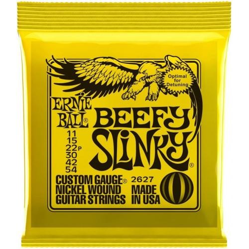 Струни для електрогітари Ernie Ball 2627 Beefy Slinky Nickel Wound 11/54 Струни для електрогітари Ernie Ball 2627 Beefy Slinky Nickel Wound 11/54