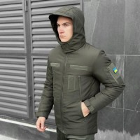 Чоловіча зимова куртка Pobedov Jacket Motive 382478 S Хакі (00000006947) Чоловіча зимова куртка Pobedov Jacket Motive 382478 S Хакі (00000006947)