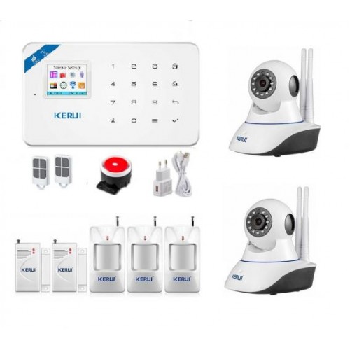 Сигналізація Kerui W18 DUOS complect із відеоспостереженням (KFOFPF0KF)