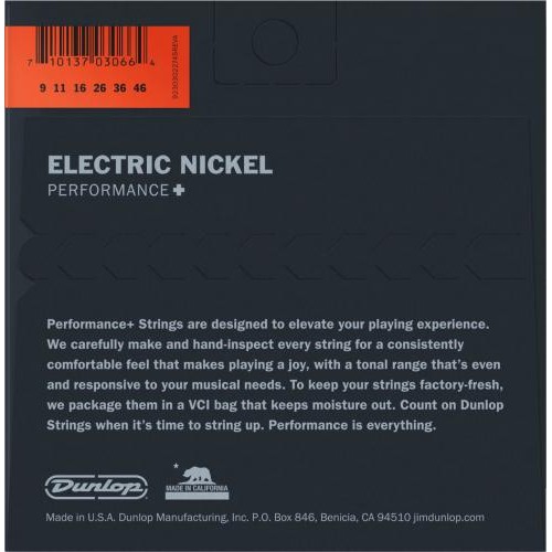 Струни для електрогітари Dunlop DEN0946 Light Top/Heavy Nickel Plated Steel Electric Guitar Strings 9/46 Струни для електрогітари Dunlop DEN0946 Light Top/Heavy Nickel Plated Steel Electric Guitar Strings 9/46