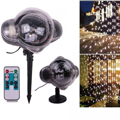 Світлодіодний лазерний проектор вуличний Christmas Snowfall Projector WL-808