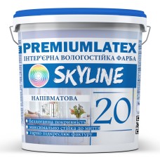 Фарба вологостійка Skyline Premiumlatex 20 напівматова Білий 12 кг