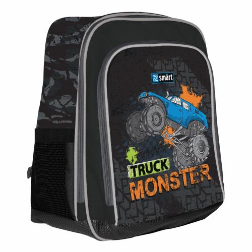 Рюкзак шкільний SMART H-55 Monster Truck Чорний (558026)