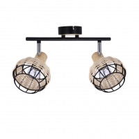 Спот Candellux Tajga 44x18 см Бежево-чорний (92-12203)