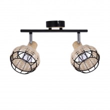 Спот Candellux Tajga 44x18 см Бежево-чорний (92-12203)