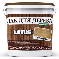 Лак для дерева Lotus Глянець Каштан 1 л