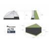 Намет Sea to Summit Alto TR1 Plus 215х107/60х105 см Зелений (1033-STS ATS2039-02160402)