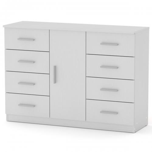 Комод Компаніт 8+1 Німфея альба (120х39х85 см) Комод Компаніт 8+1 Німфея альба (120х39х85 см)