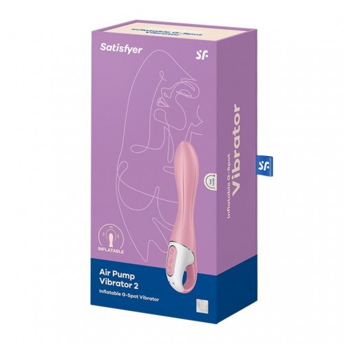 Вібратор точки G надувний Satisfyer Air Pump Vibrator 2 в інтернет супермаркеті PbayMarket!