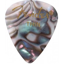 Медіатори Fender 351 Shape Premium Celluloid Picks Thin (12 шт.)