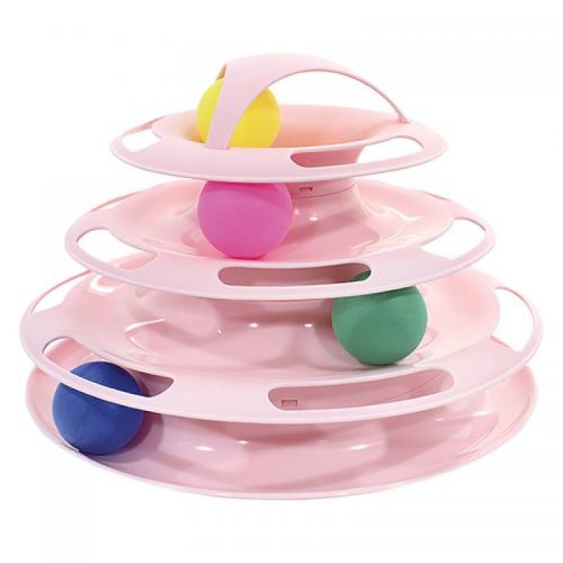 Іграшка для кота Taotaopets 077705 Башта Рожевий (5517-17258)