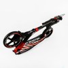 Двоколісний складаний самокат Best Scooter 100 кг Black and red (113219)