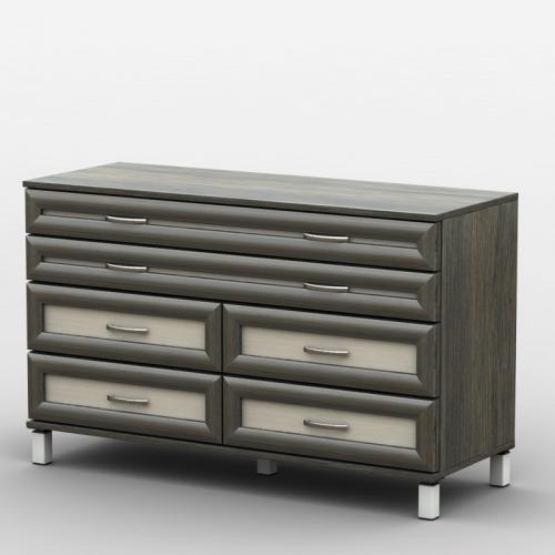 Комод Тиса Мебель АКМ-76 2 Венге Дуб молочний 90x60x120 см Комод Тиса Мебель АКМ-76 2 Венге Дуб молочний 90x60x120 см