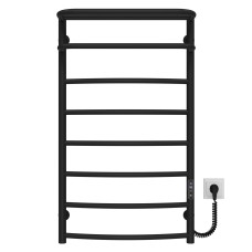 Рушникосушарка електрична Готель П8 500х900 Deffi Чорний JD03 (C.OD.90.50.8.E.B.R.1)