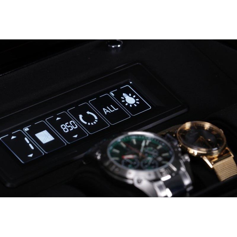 Скринька Salvadore для підзаводу 2 годинників R12411 2x2 Grey