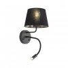 Бра TK Lighting Maja 40x19 см Чорний (TK10081)